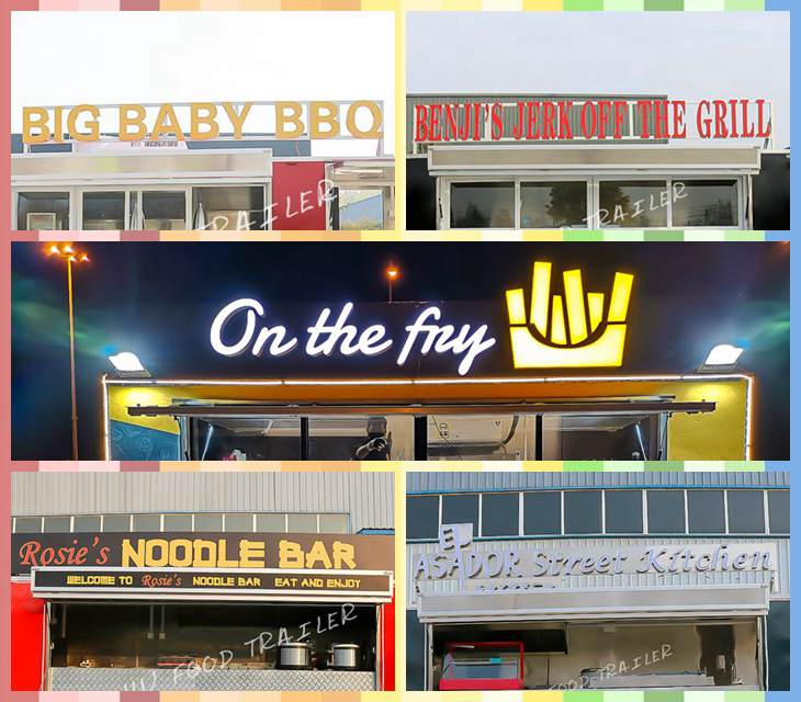 Name of the food trailers