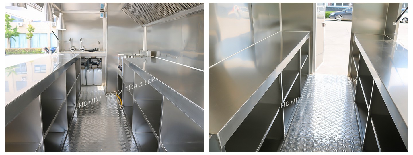 Stainless steel work surface