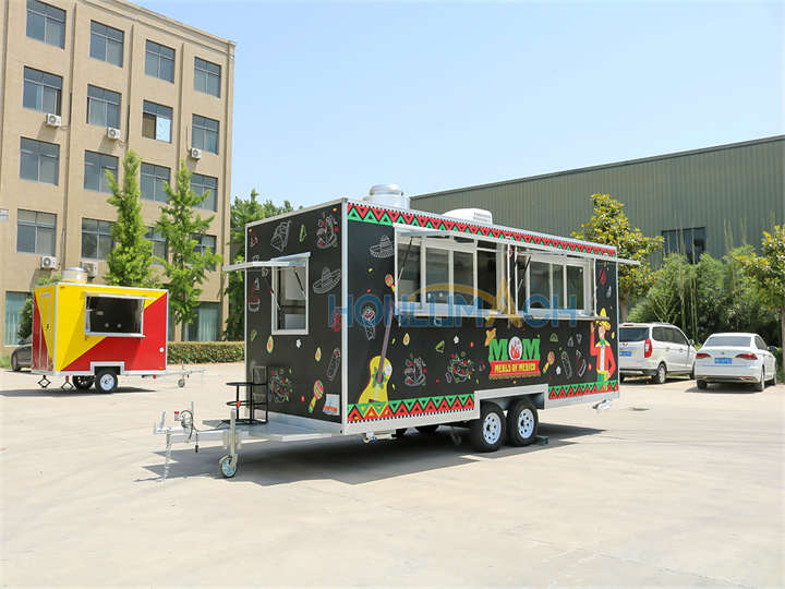 5.7m mexican food trailer for sale
