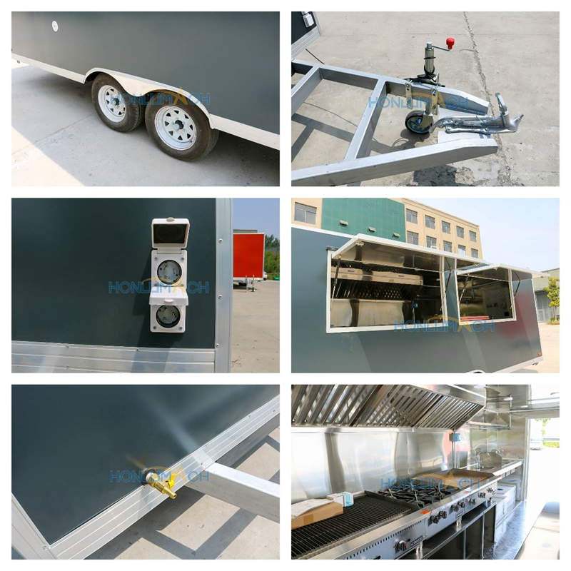 18ft food trailer in granite gray more details