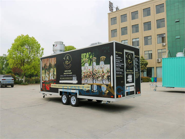 5.7m catering trailer for party