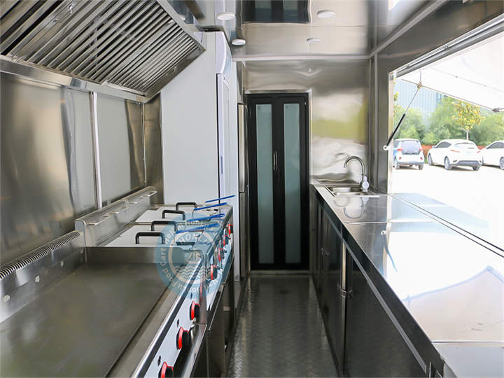 26ft food trailer with bathroom inner view