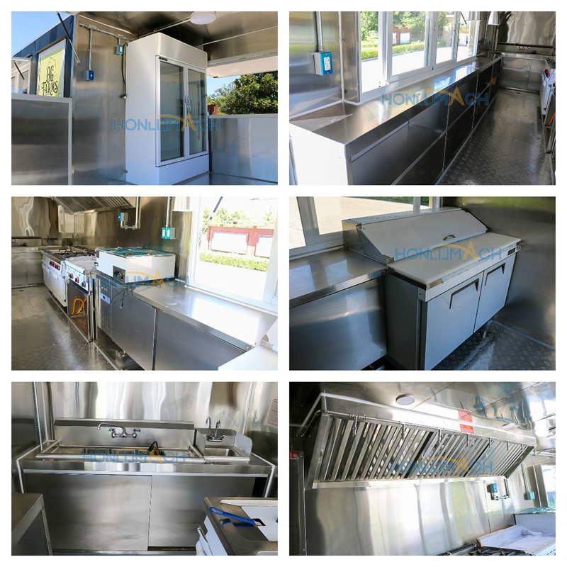 32ft food truck inner parts