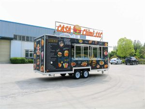 5.5m food truck full kitchen