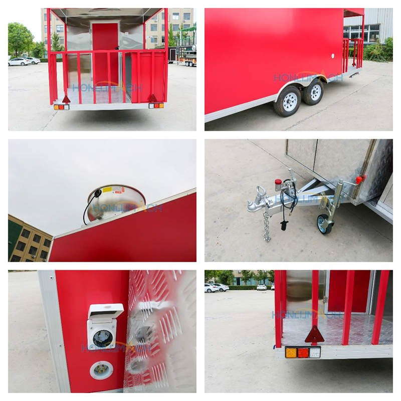 18.7ft concession trailer with porch details