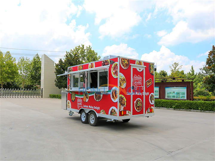 4m fast food truck front view