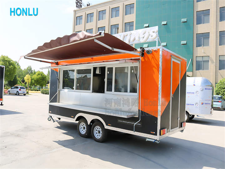 16ft steamy dumpling trailer front view