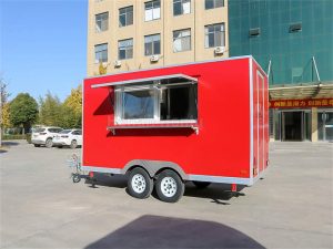 13ft Food Trailer for Trinidad and Tobago customer