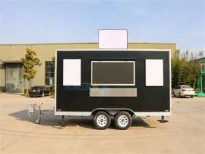 13ft small mobile food truck front view