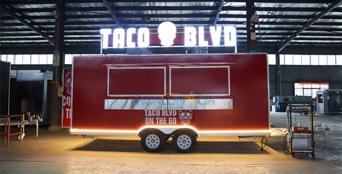 16ft taco food trailer from China