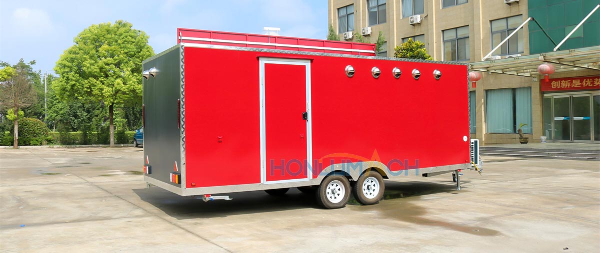 18.7ft food trailer spain back view