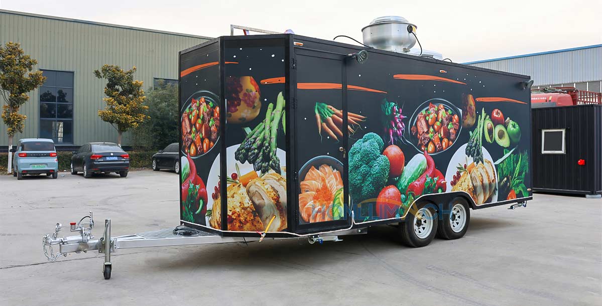 18ft concession trailer back view