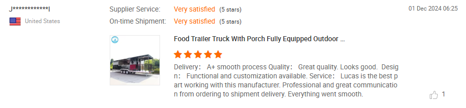 BBQ trailer with porch customer reviews