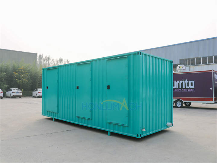 mobile toilet container