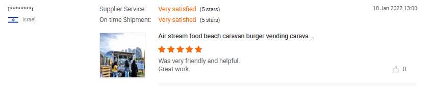 stainless steel food trailer customer reviews