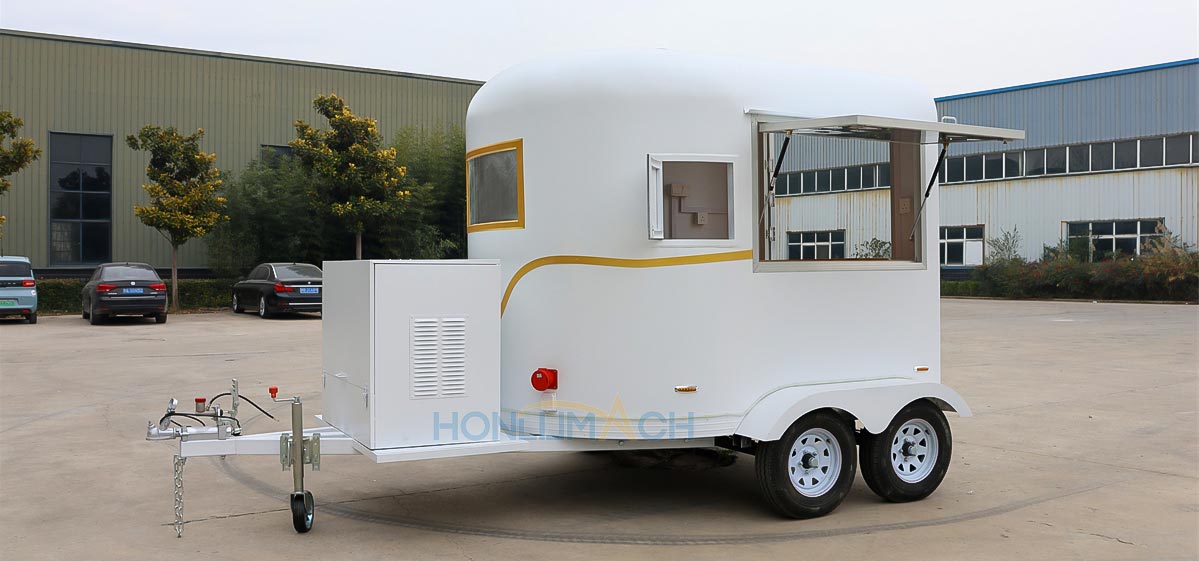 vintage horse box trailer front view