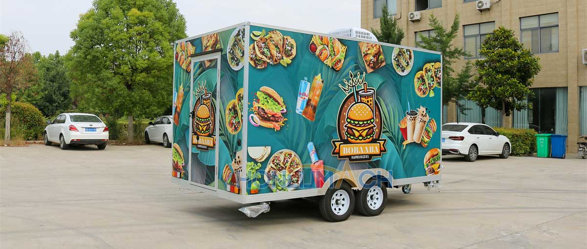 13ft food cart trailer