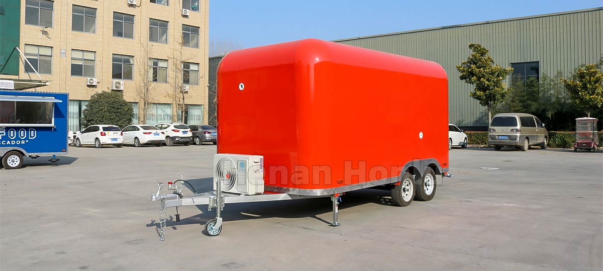 13ft galvanized food truck American Standard for sale