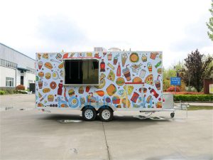 18ft catering fast food trailer