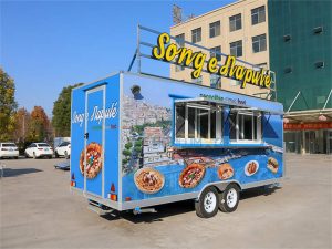 18ft street food cart front view