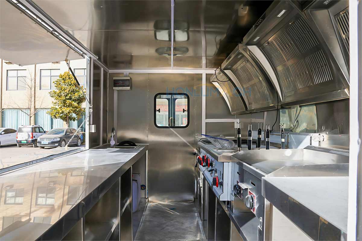 5.3m citroen food truck interior view