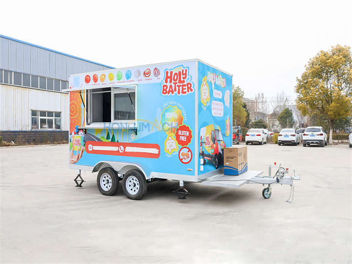 12ft ice cream concession trailer