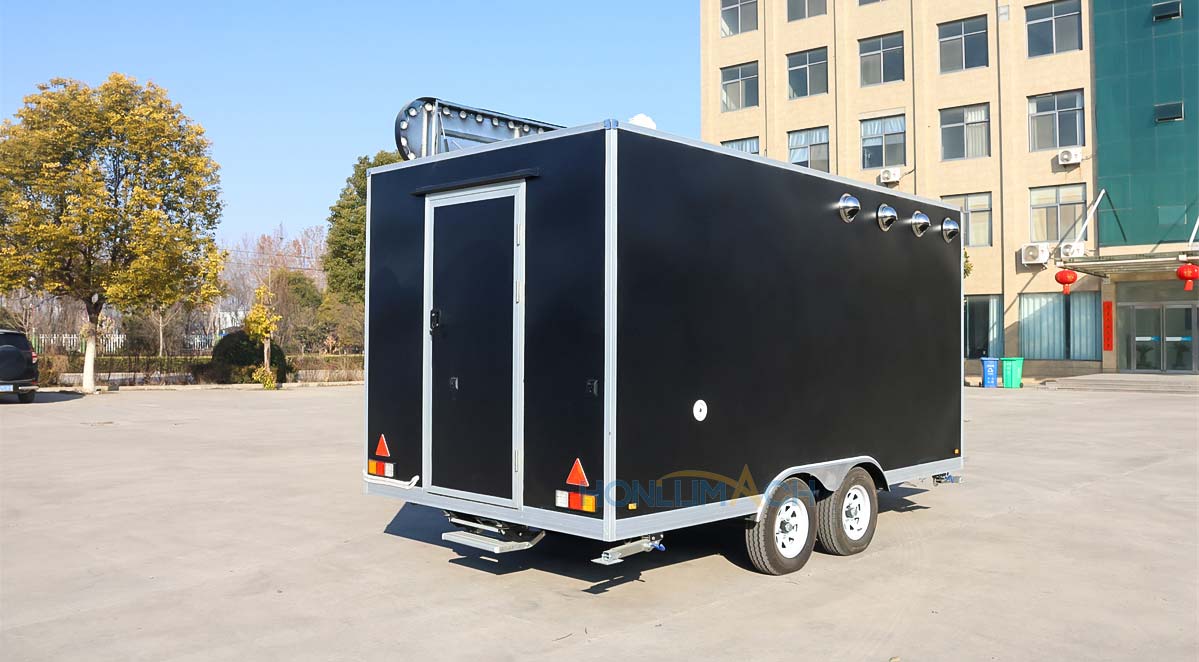 13ft chippie food trailer Australia back view