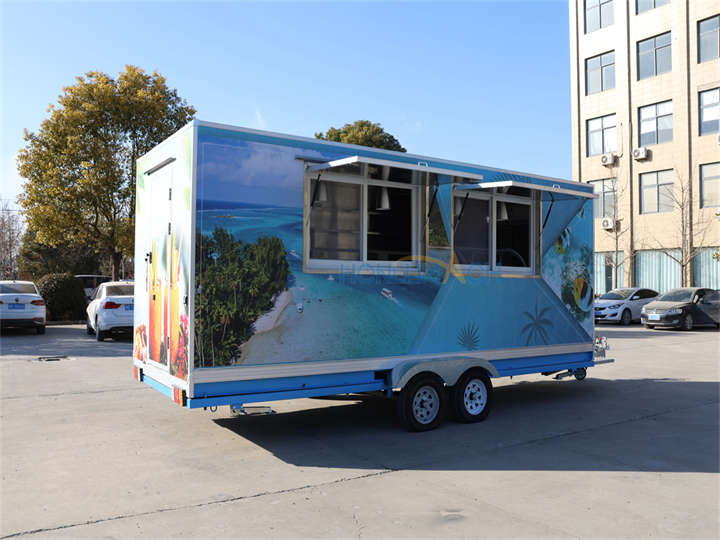 18.7ft food trailer French Polynesia