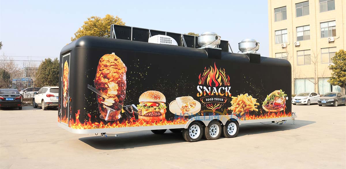 26ft snack food truck back view