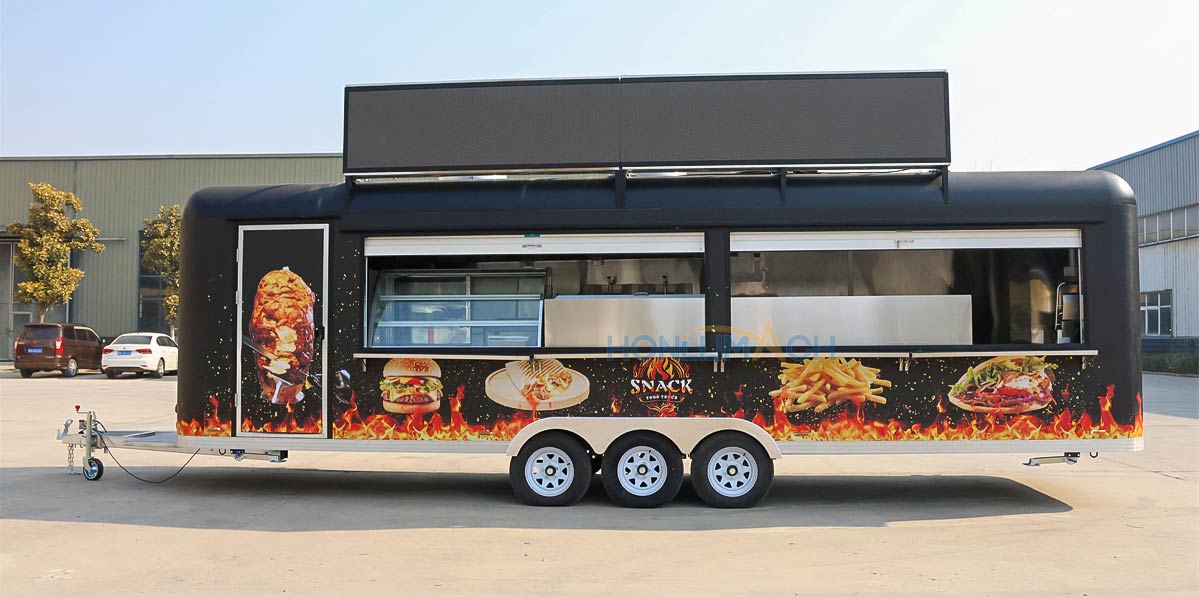 26ft snack food truck front view