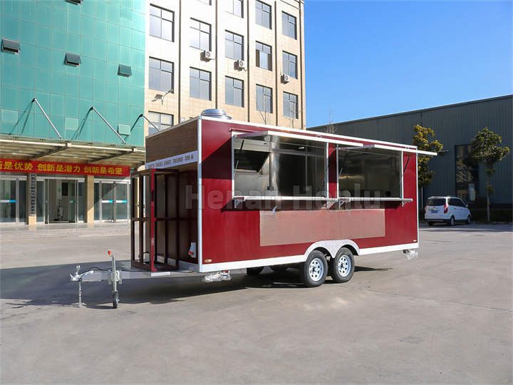 18ft mobile catering trailer for sale front view