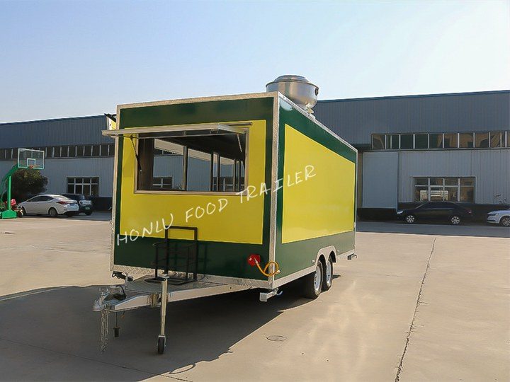 Customized 5M street food trailer (6)