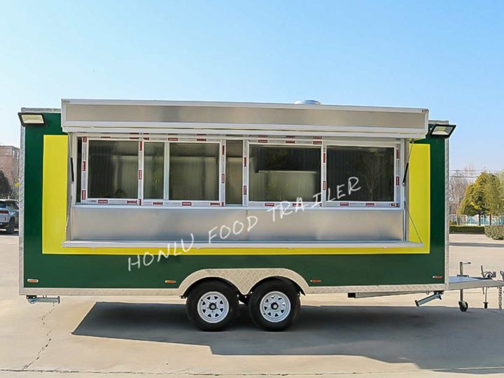 Preview-Customized 5M street food trailer